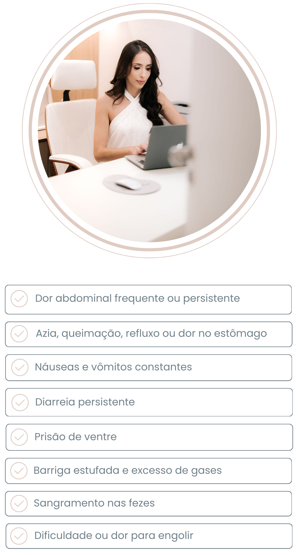 Dores tratadas com Gastroenterologia - Mobile